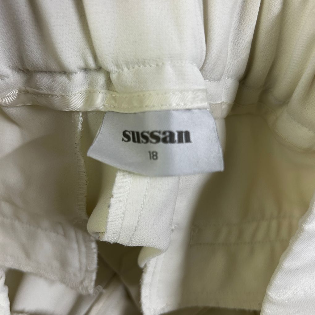 Sussan White Plus Size Pants - Size 18