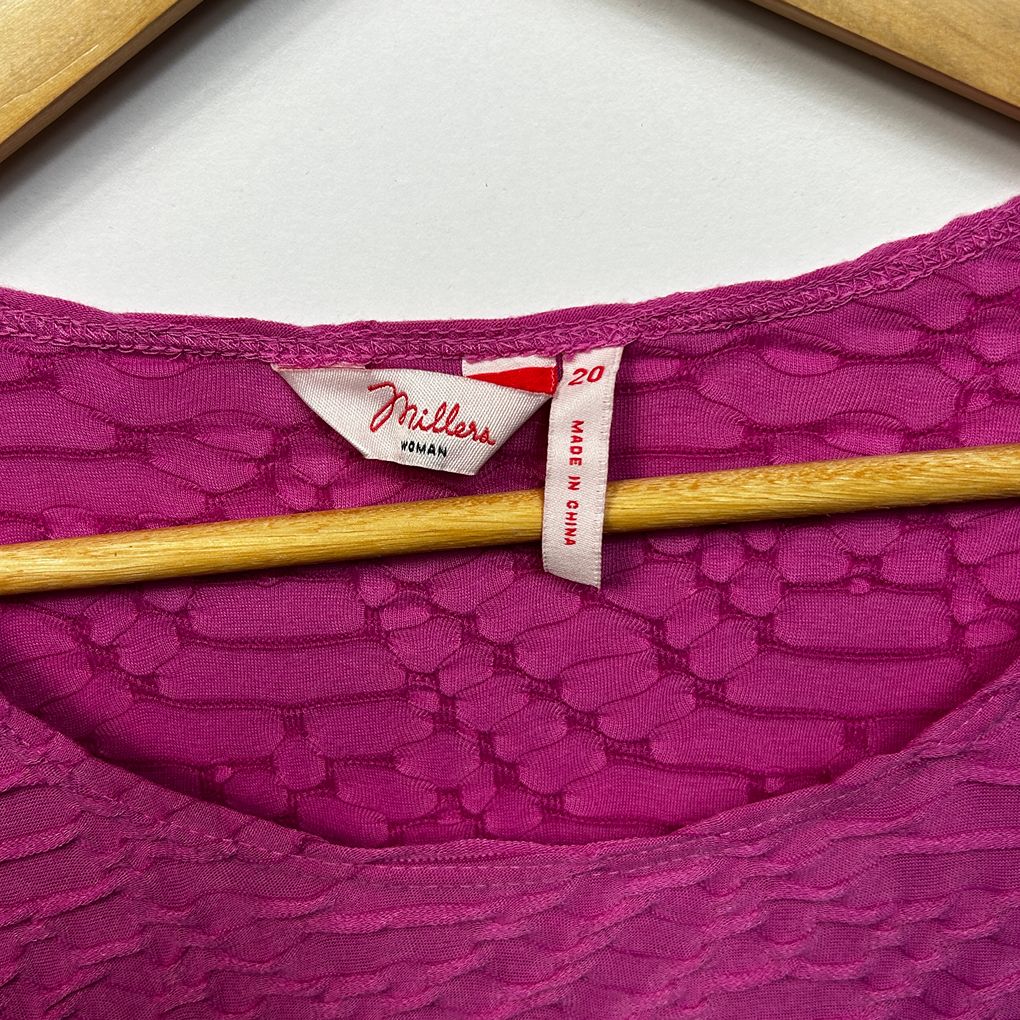 Millers Pink Plus Size Top - Size 20