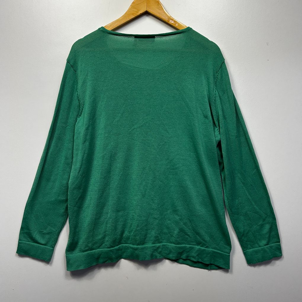 Millers Green Knit Jumper - Size 2XL