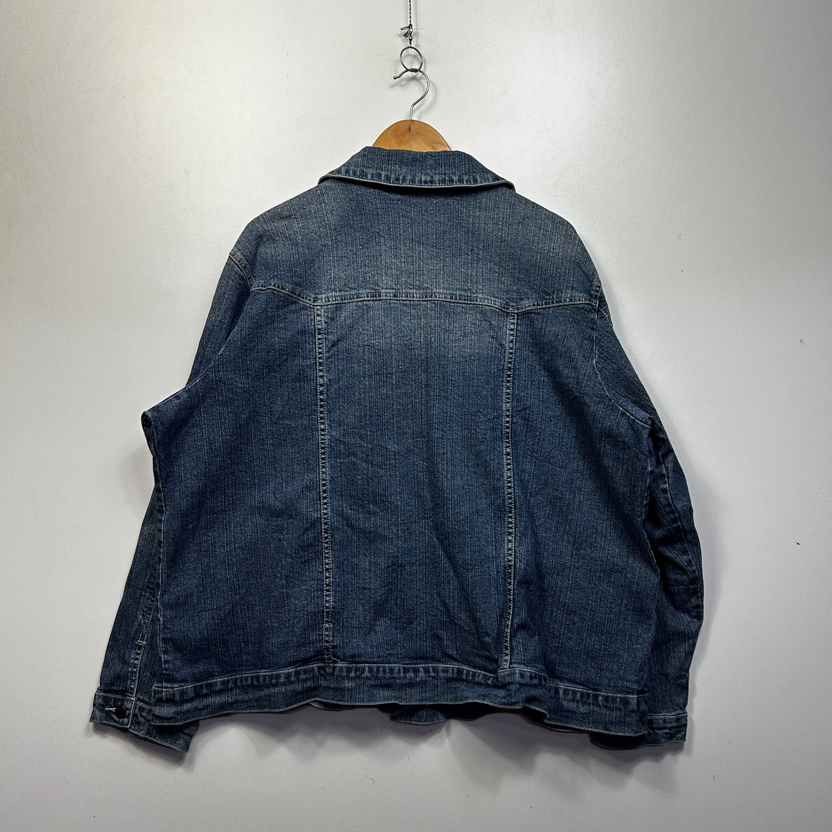 Beme Blue Plus Size Cotton Denim Jacket - Size 24