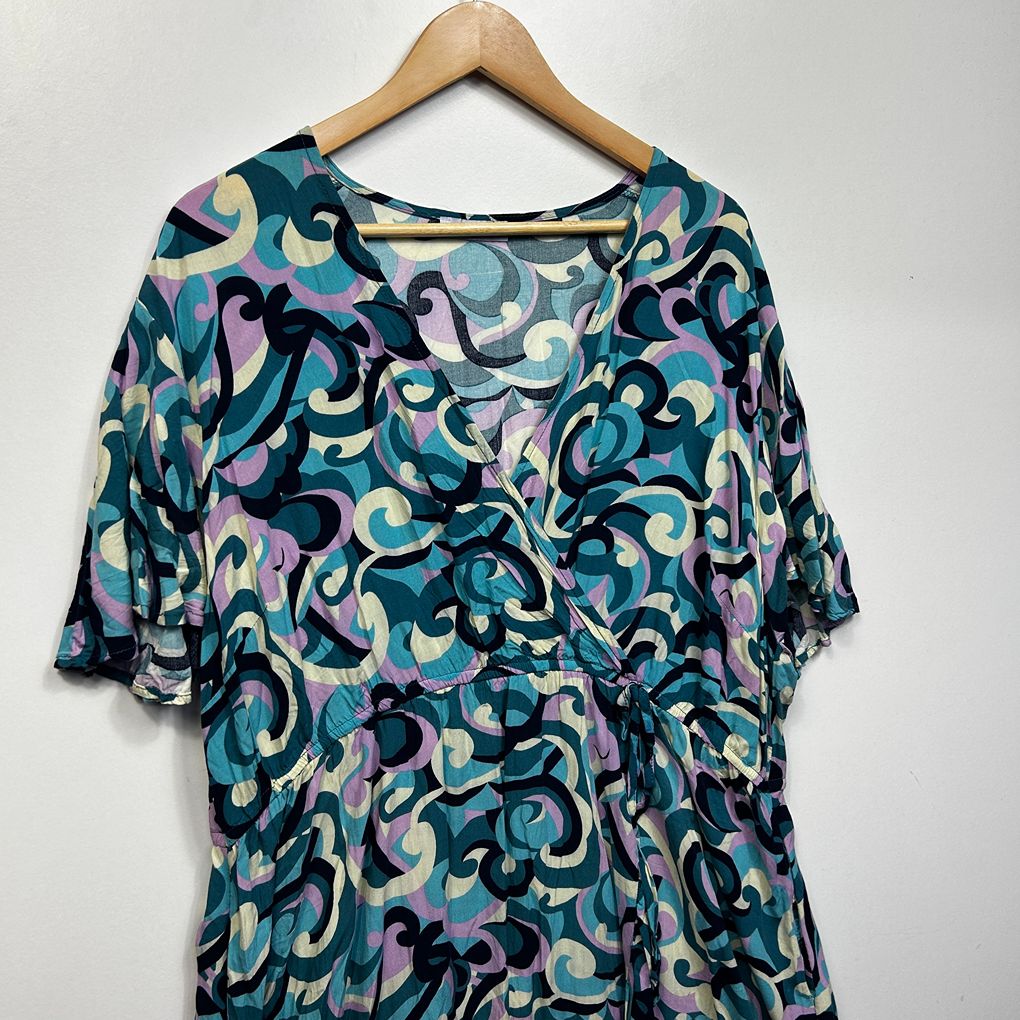 Little Party Dress Teal Plus Size Dress - Size 22