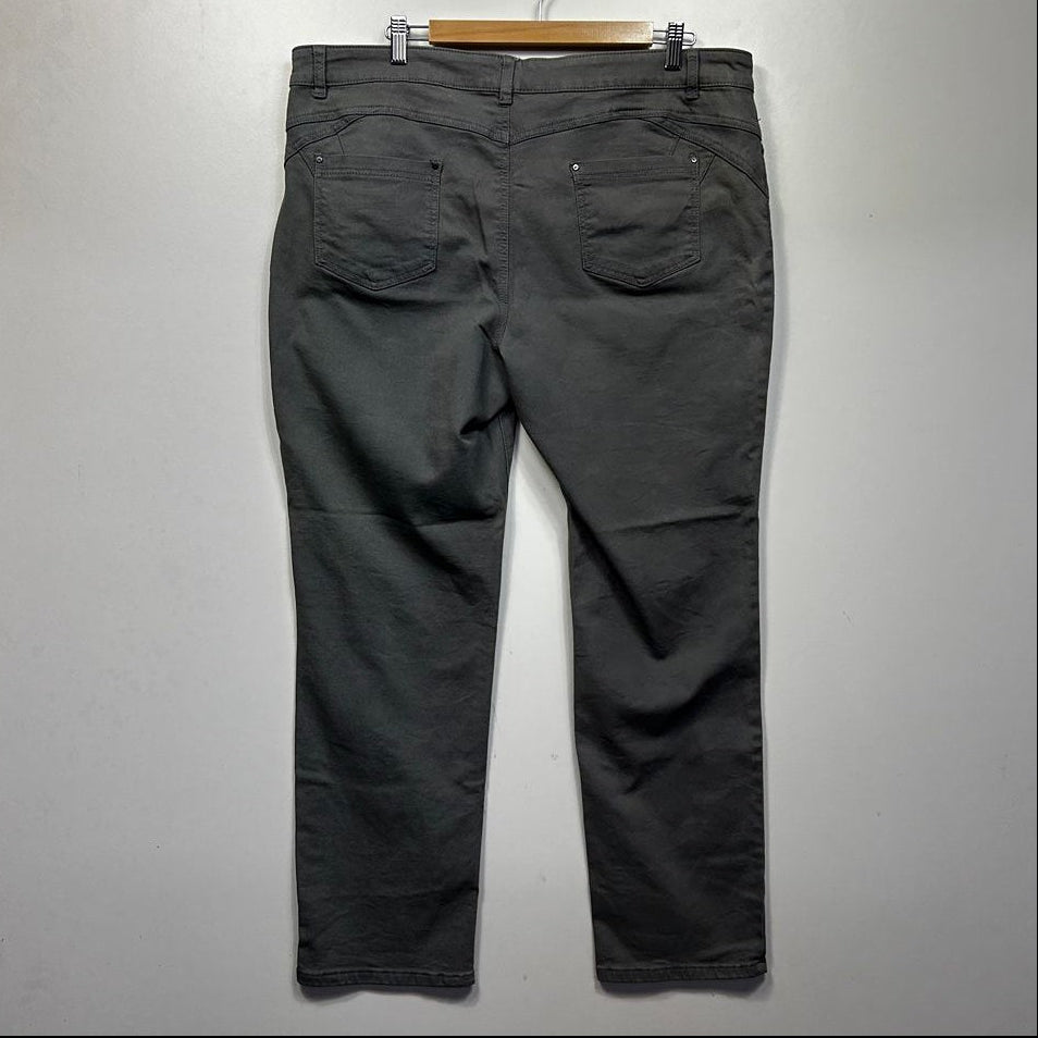 W.Lane Grey Plus Size Jeans - Size 20