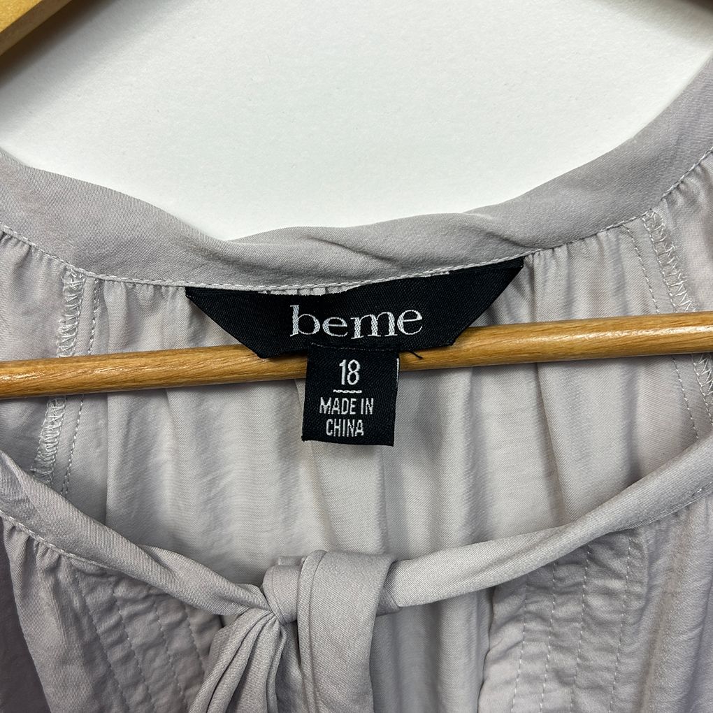 Beme Grey Plus Size Top - Size 18