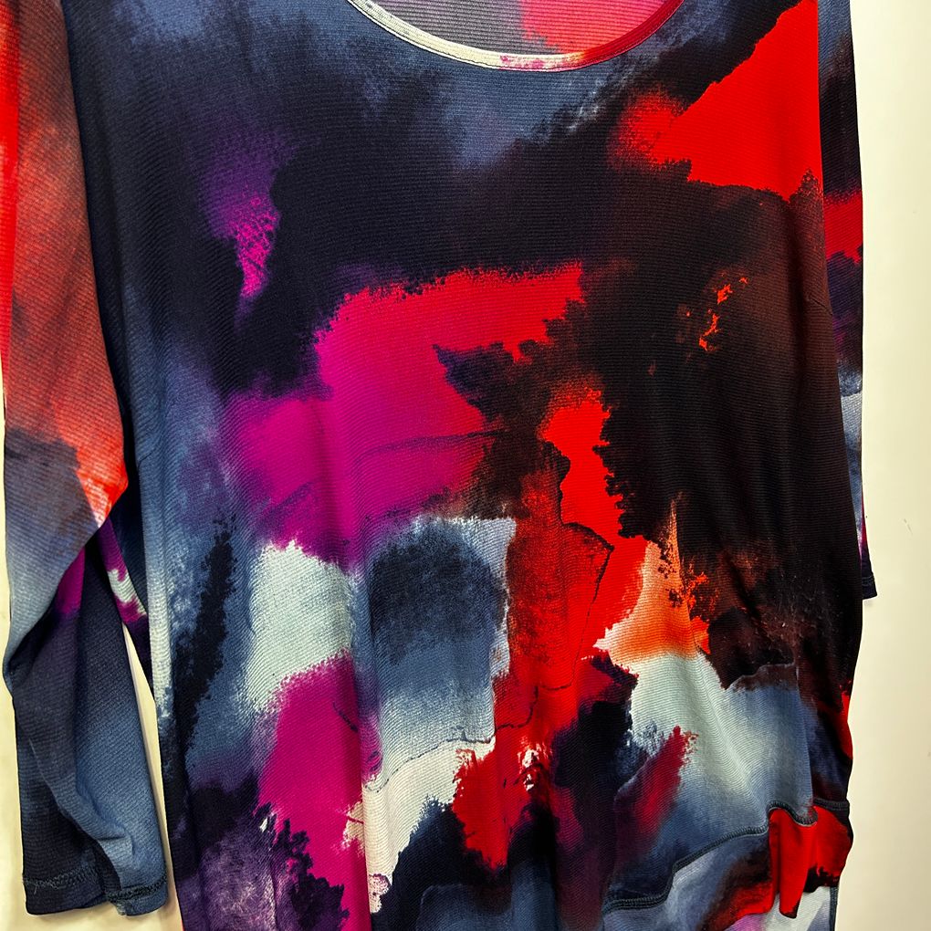 Taking Shape Multicoloured Plus Size Top - Size S/16