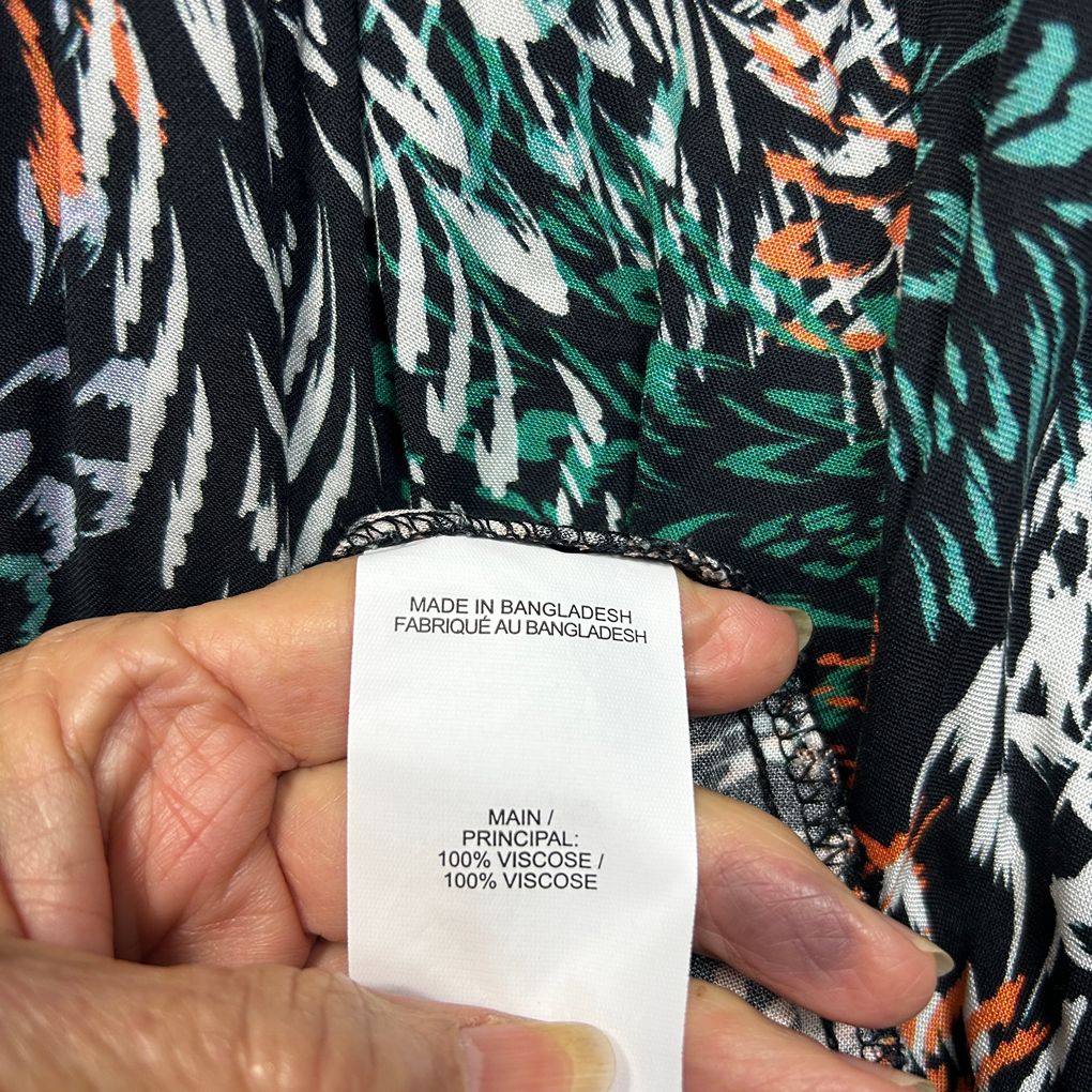 Autograph Multicoloured Print Top - Size 24