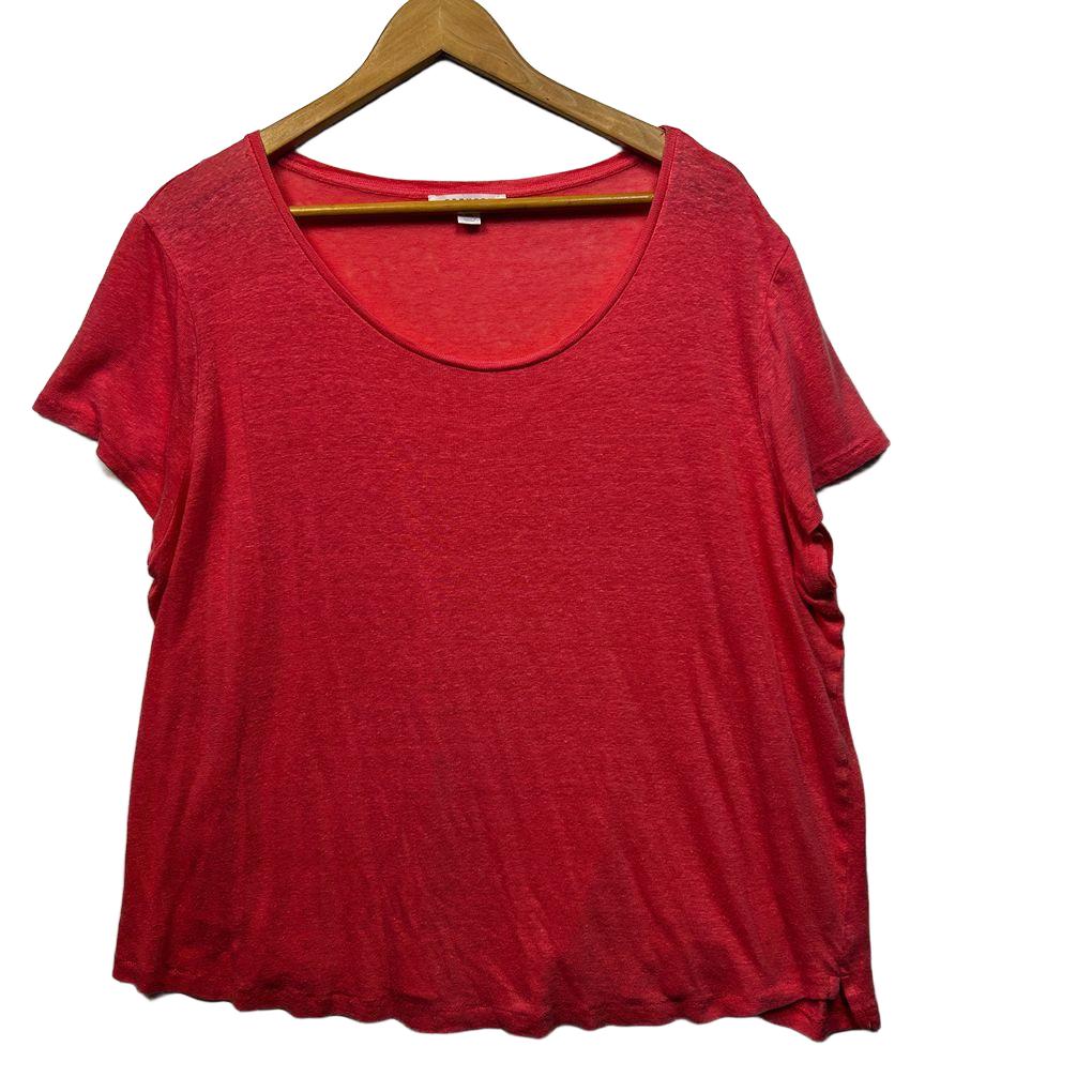 Trenery Linen T-Shirt - Size XXL