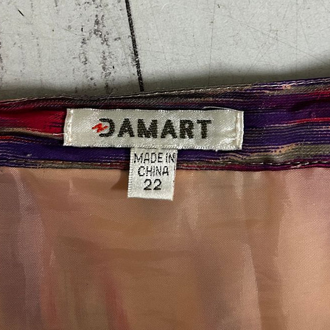 Damart Pink Plus Size Skirt - Size 22