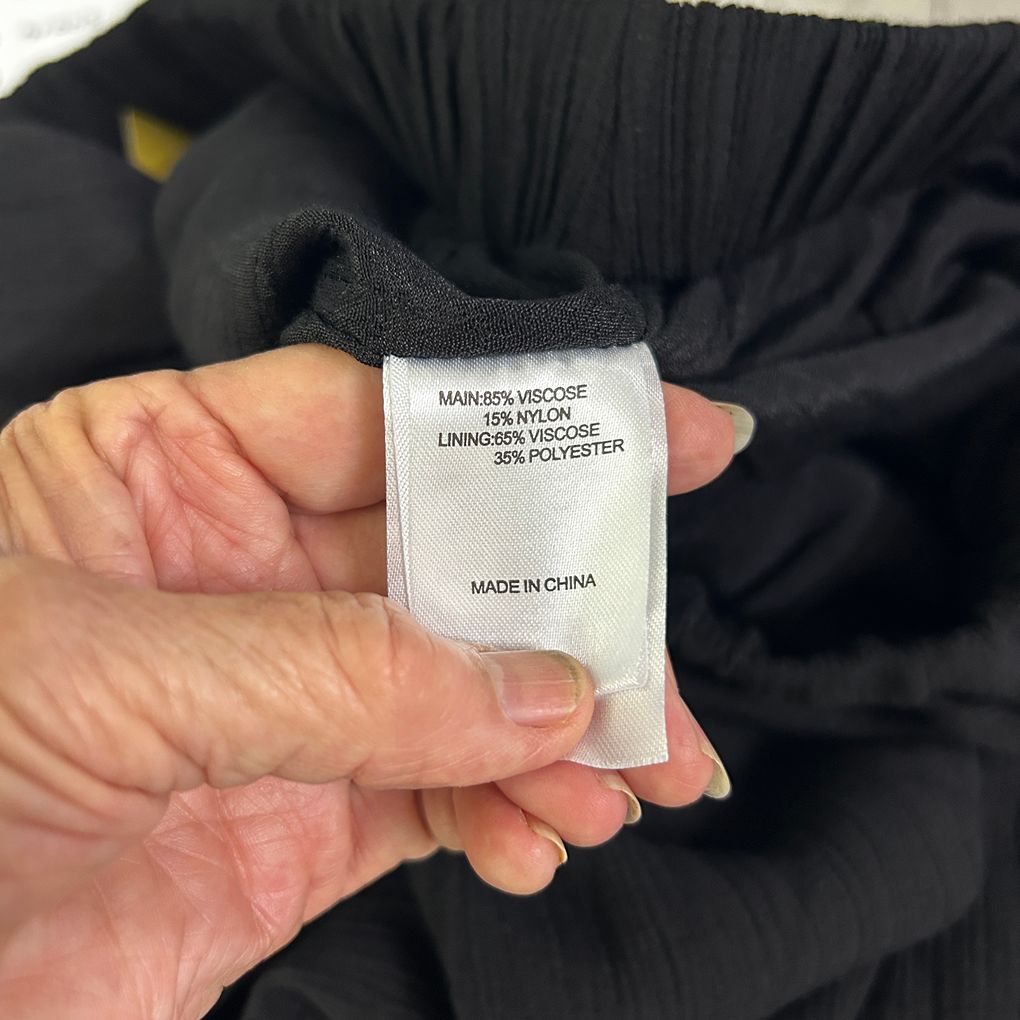 Virtuelle Black Wide Leg Pants - Size 24