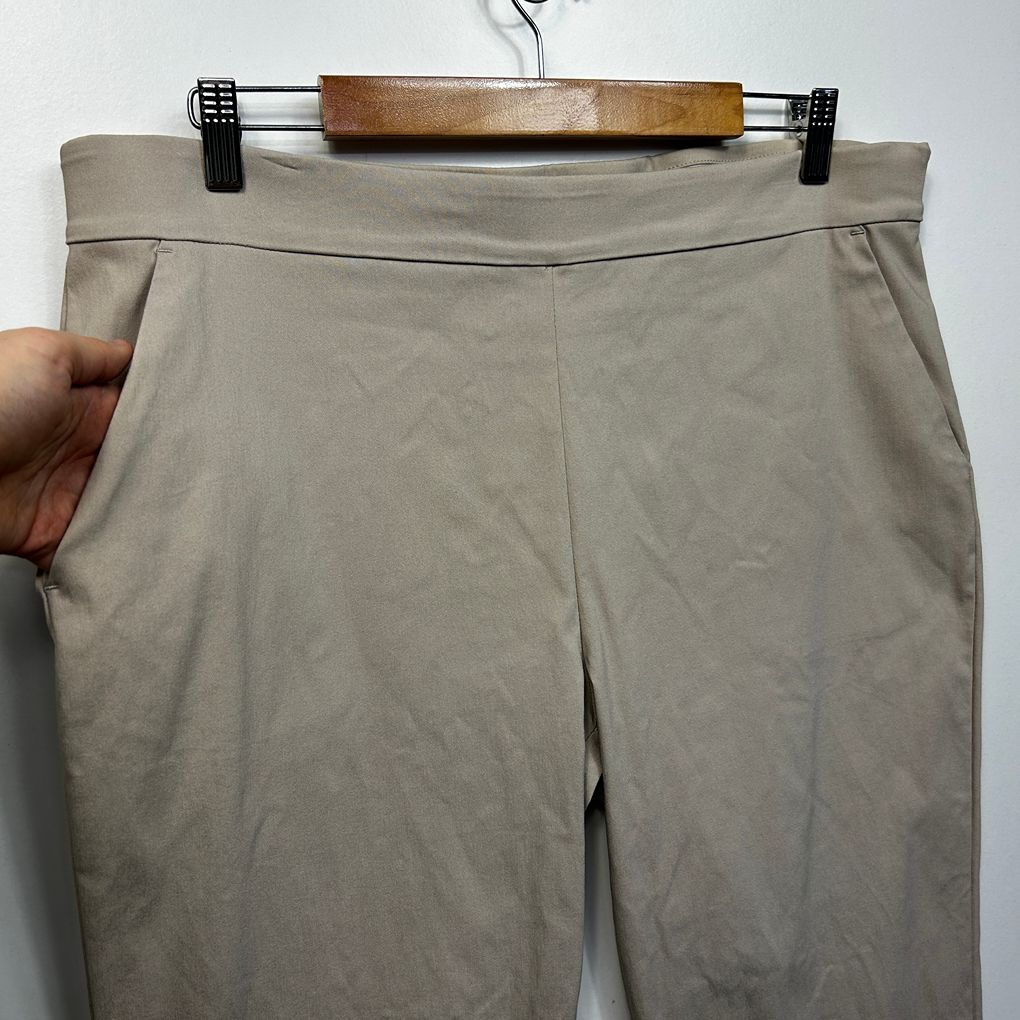 Preview Beige Plus Size Pants - Size 18