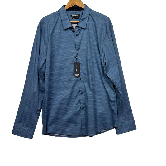 Blue shirt front view