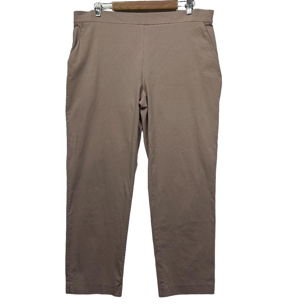 Beige pants front view