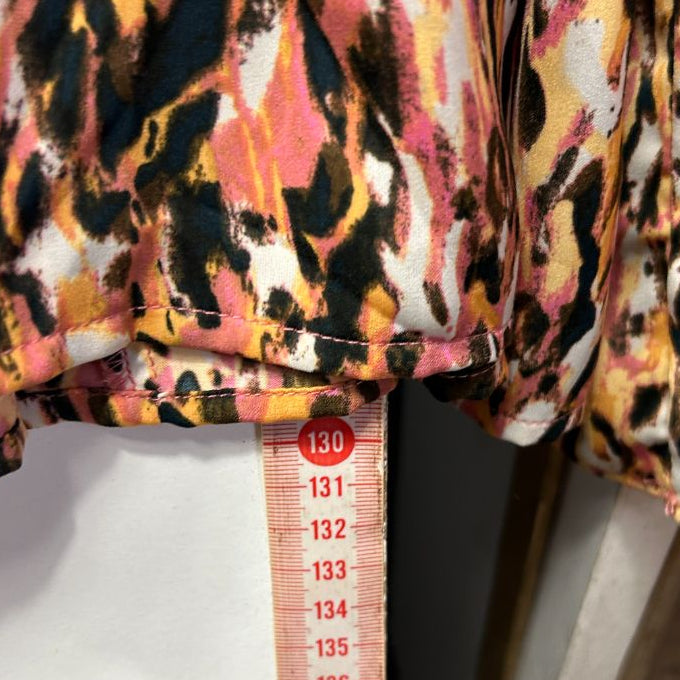 Multicolour animal print jacket detail view