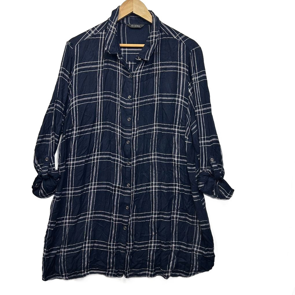Evans Navy Top - Size 24