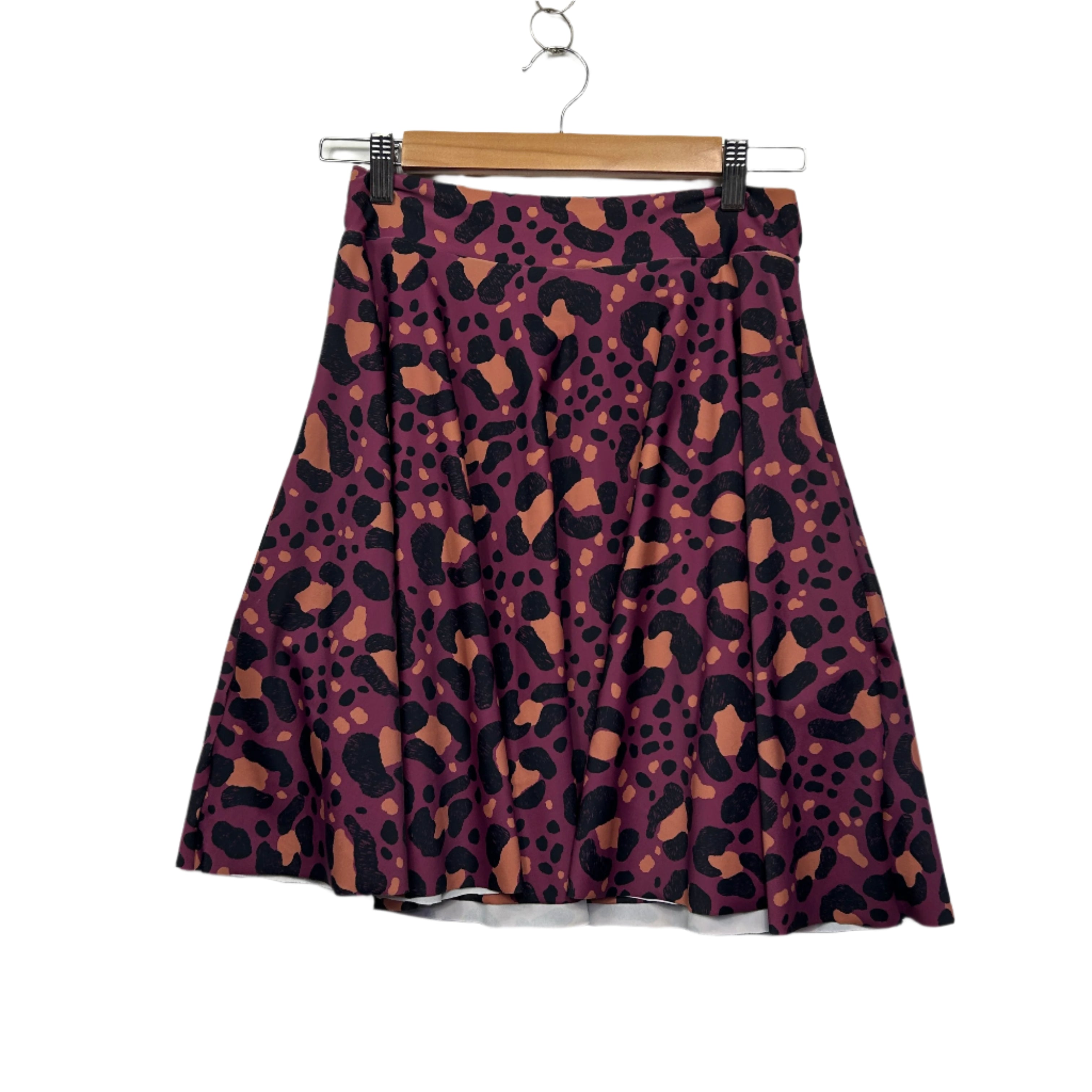 exoticathletica Skirt Size Large 14 Pink Animal Print