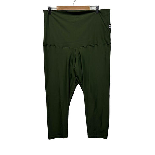 exoticathletica Olive Capri Leggings - Size XXL