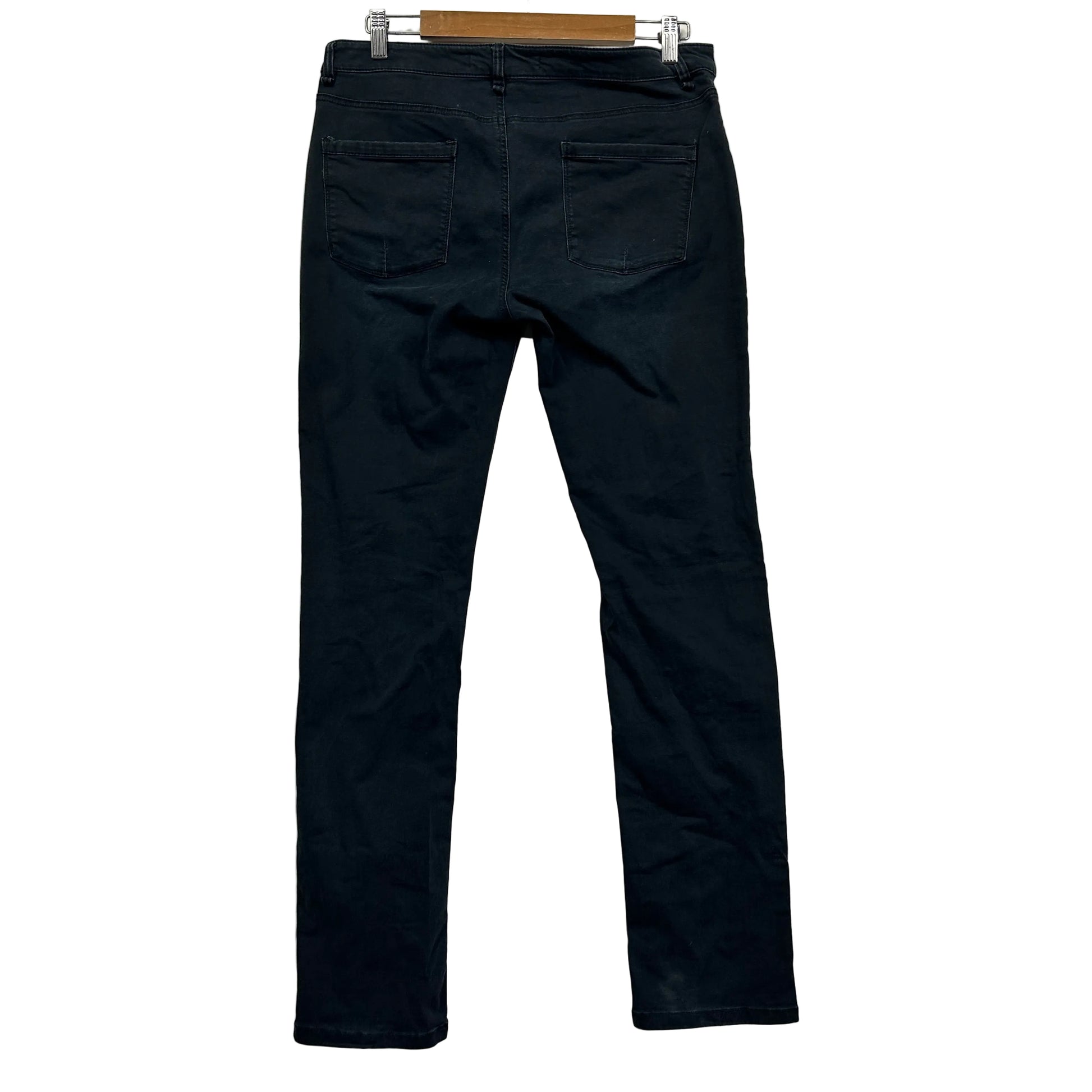 Black jeans back view