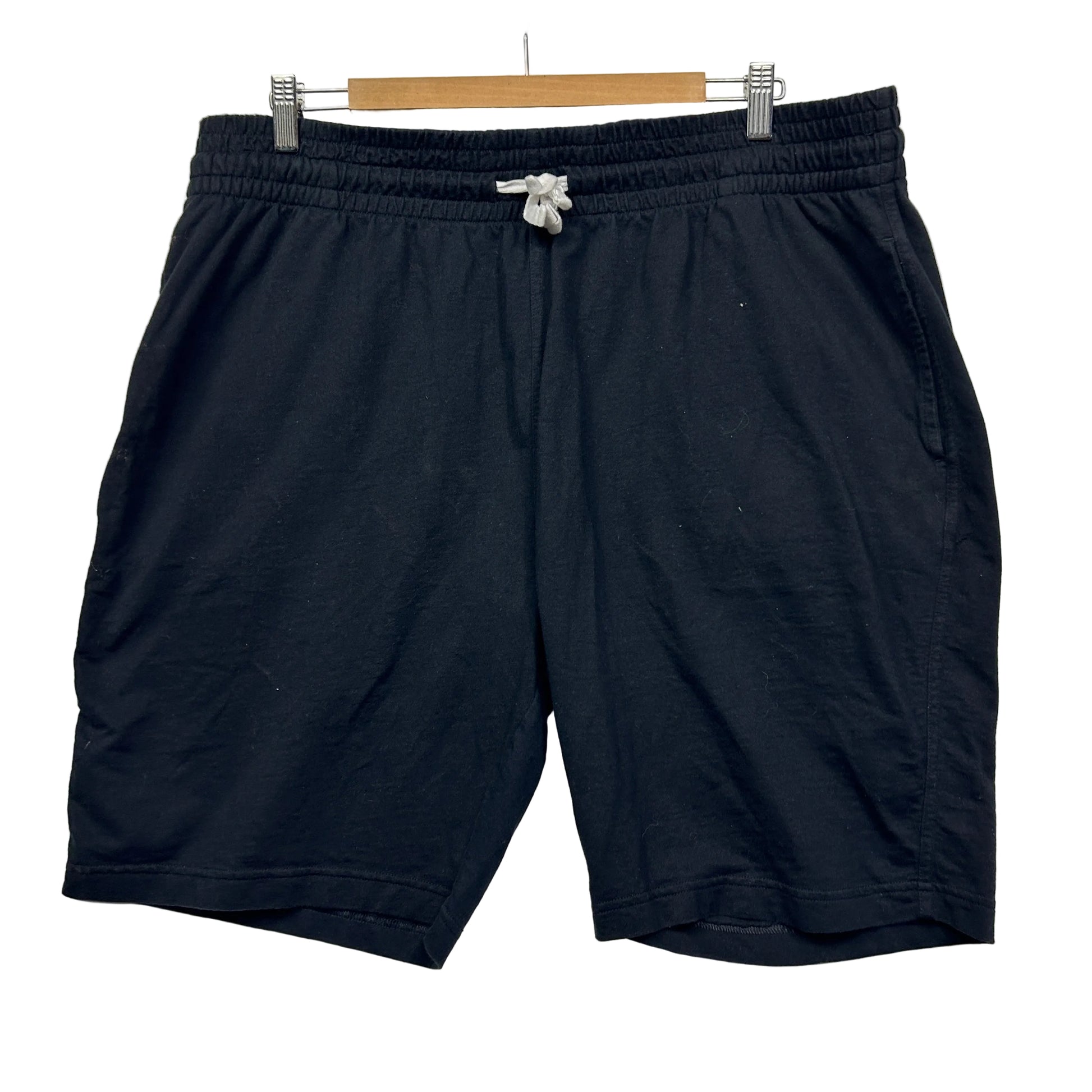 Navy shorts front view