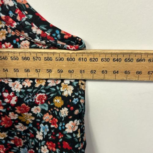 Shein Curve Black Floral Ditsy Print Playsuit - Size 3XL