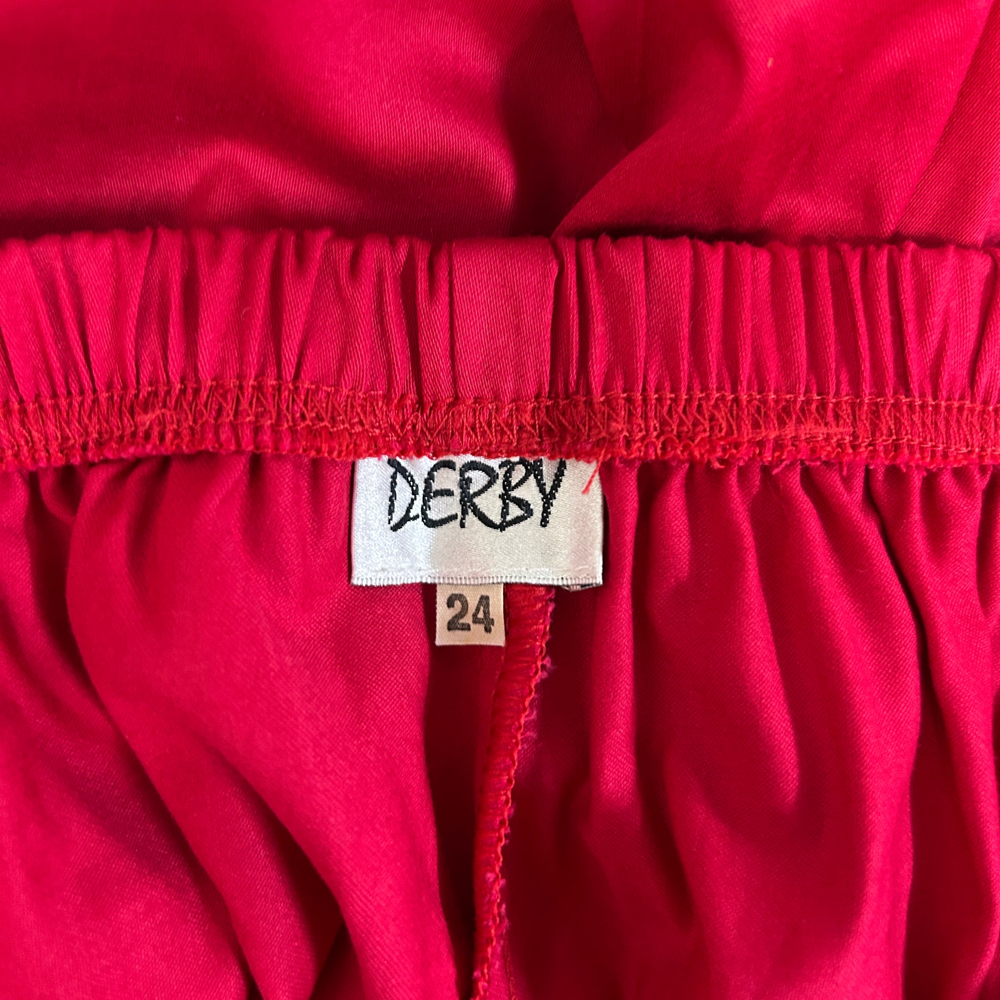 Red shorts label detail view