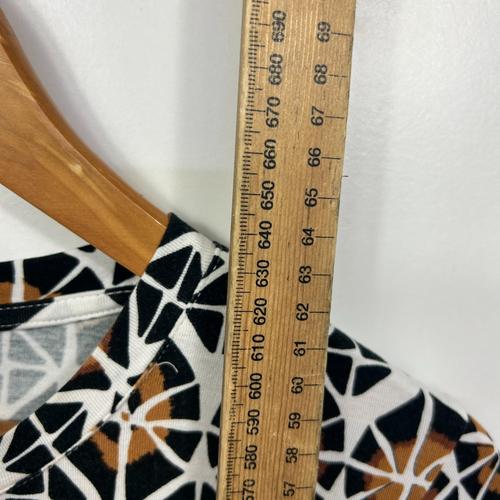 Sportscraft Geometric Print Top - Size 14