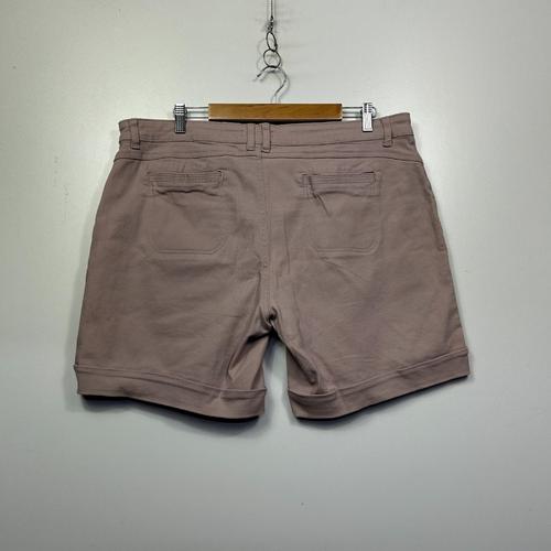 Katies Dusty Pink Cuffed Shorts - Size 18