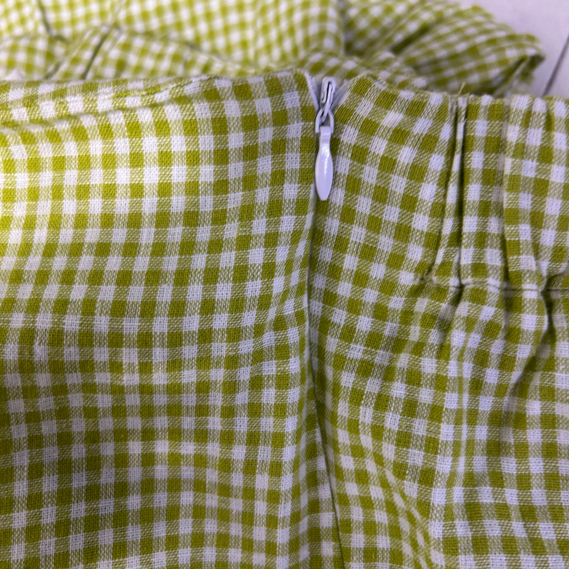 Capture Lime Gingham Pants - Size 18