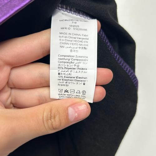 Unbranded Purple Satin Skater Skirt - Size 1XL