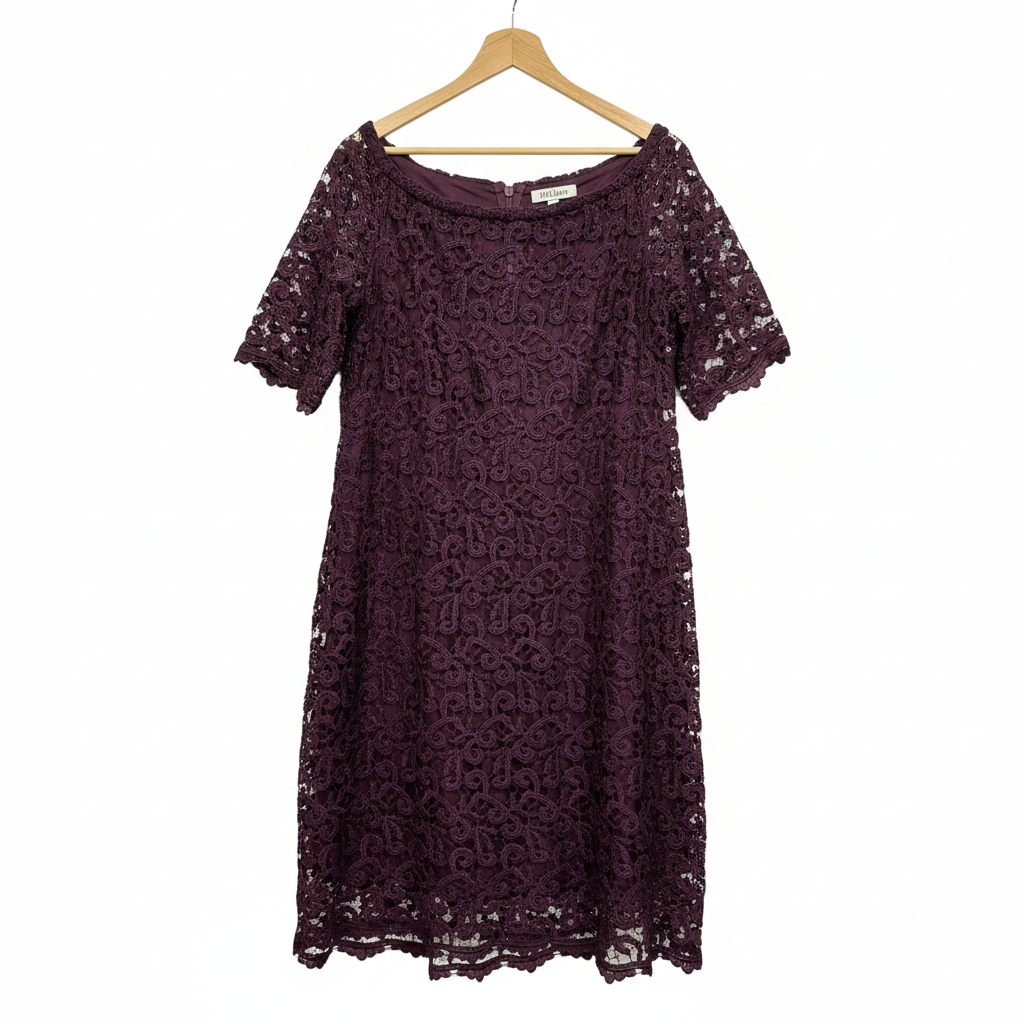 Millers burgundy dress brand label view