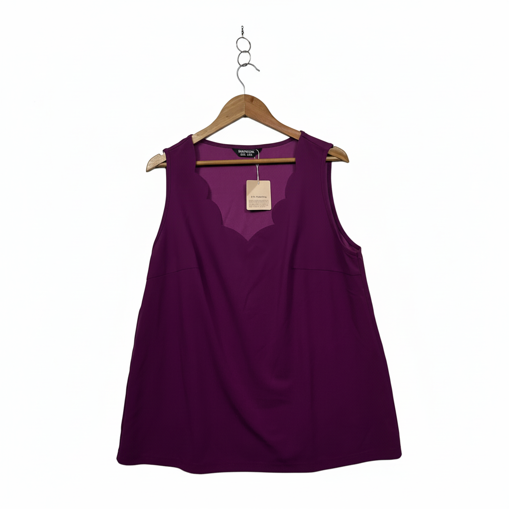 Bloomchic Purple Sleeveless Top - Size 18-20