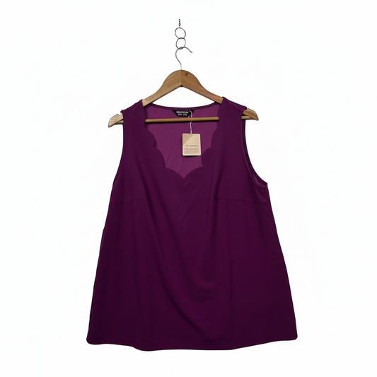 Bloomchic Purple Sleeveless Top - Size 18-20