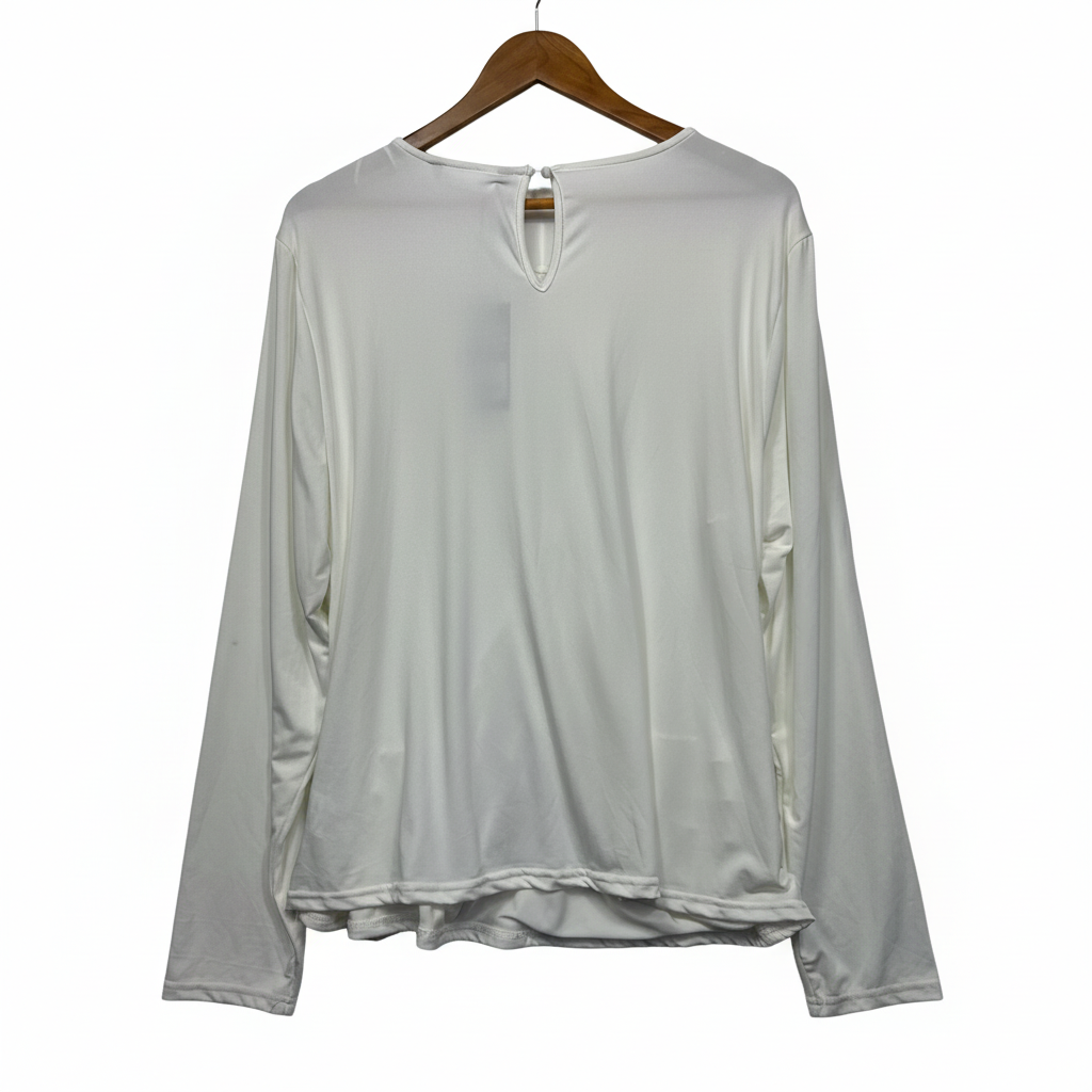 Katies White Faux Wrap Top - Size XXL with tag