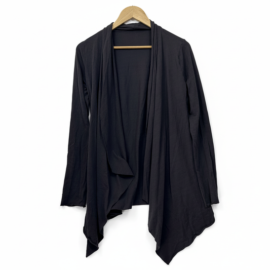 Metalicus Charcoal Grey Waterfall Top - Size 14/16 (fault