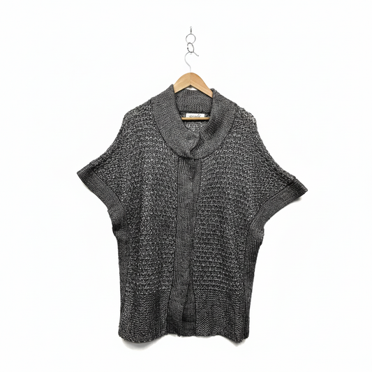 Virtuelle Charcoal Grey Knit Top- Size 12/14