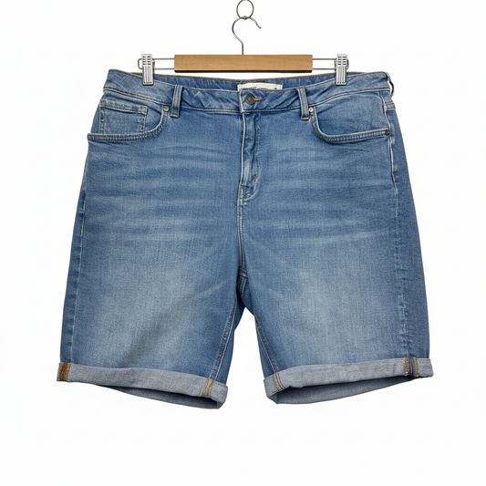 Katies light blue denim shorts size 18