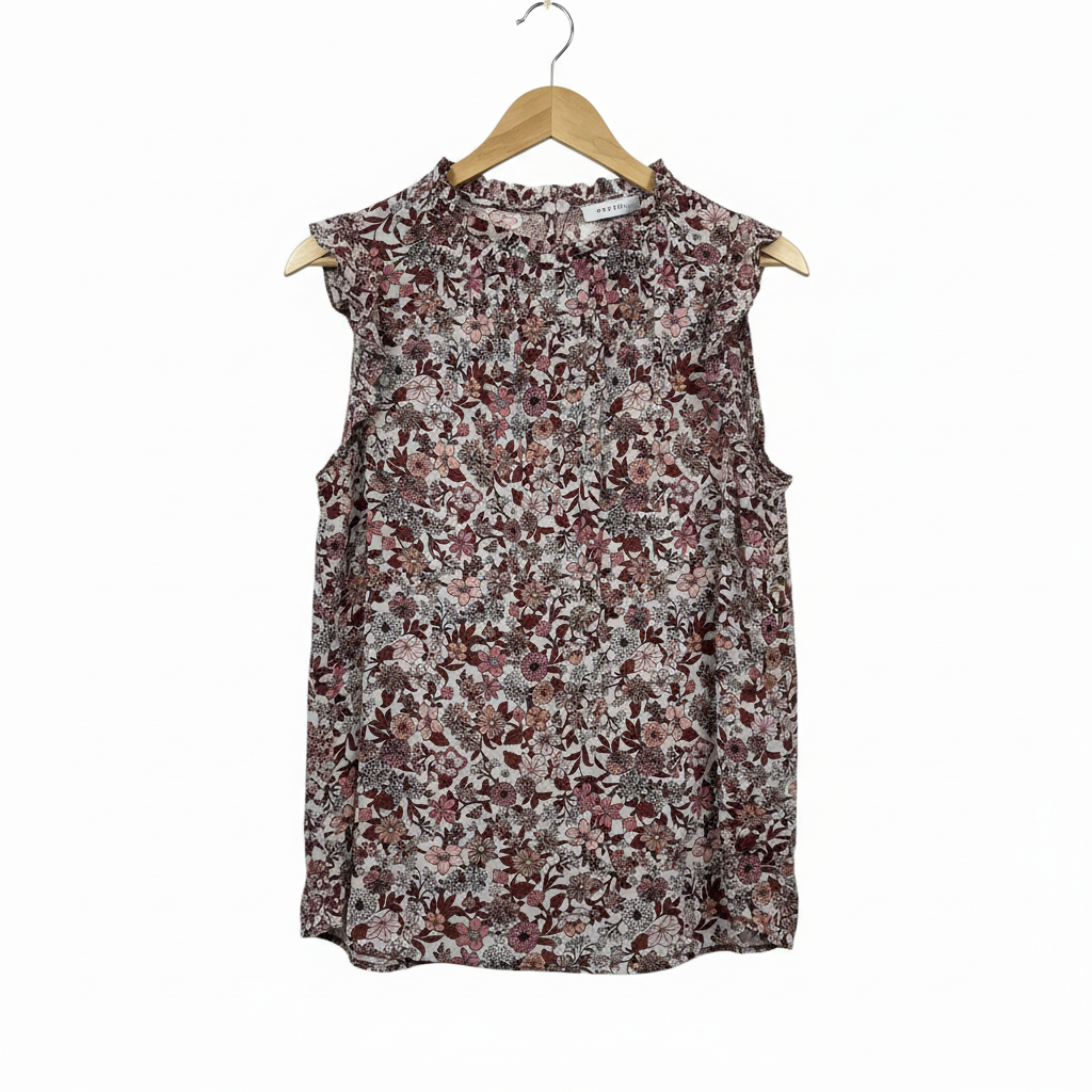 Millers Floral Sleeveless Top Size 18