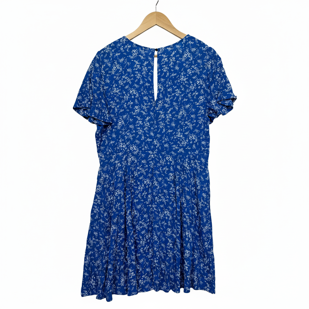 Tokito Blue Floral Playsuit - Size 16 brand label