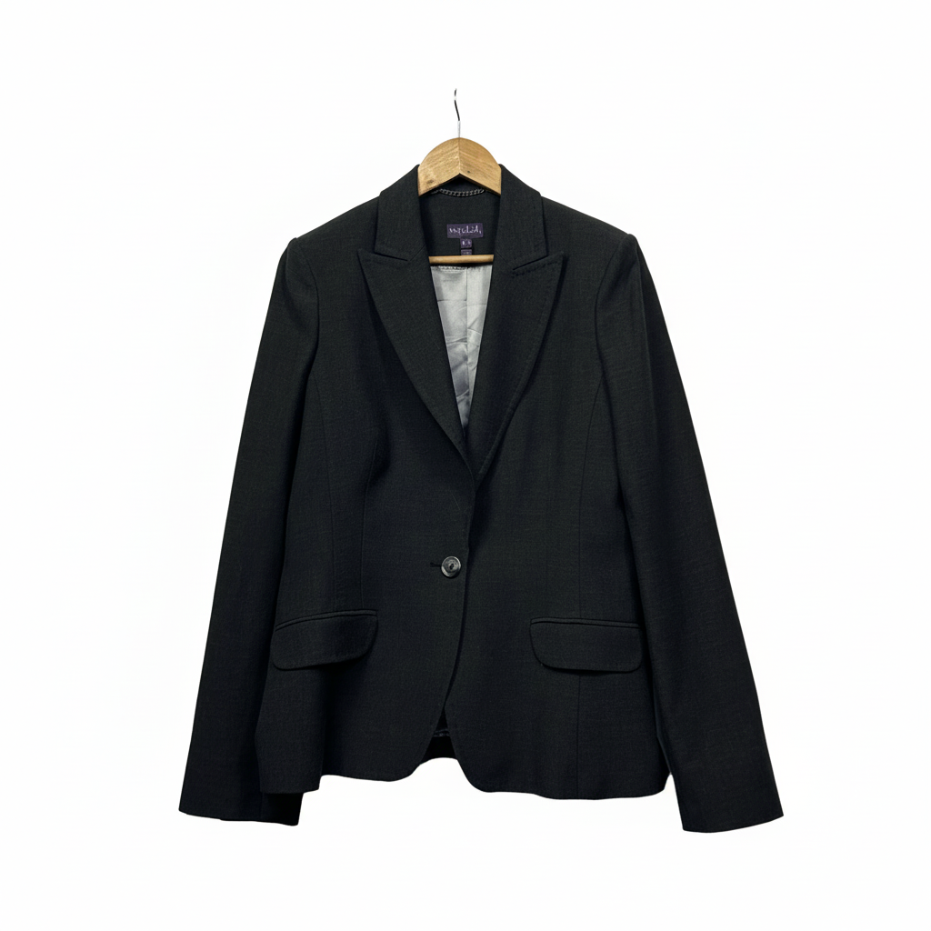 Vintage Long Tall Sally Black Blazer Jacket - Size 16