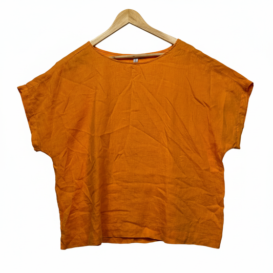 Grae Linen Top - Size 16