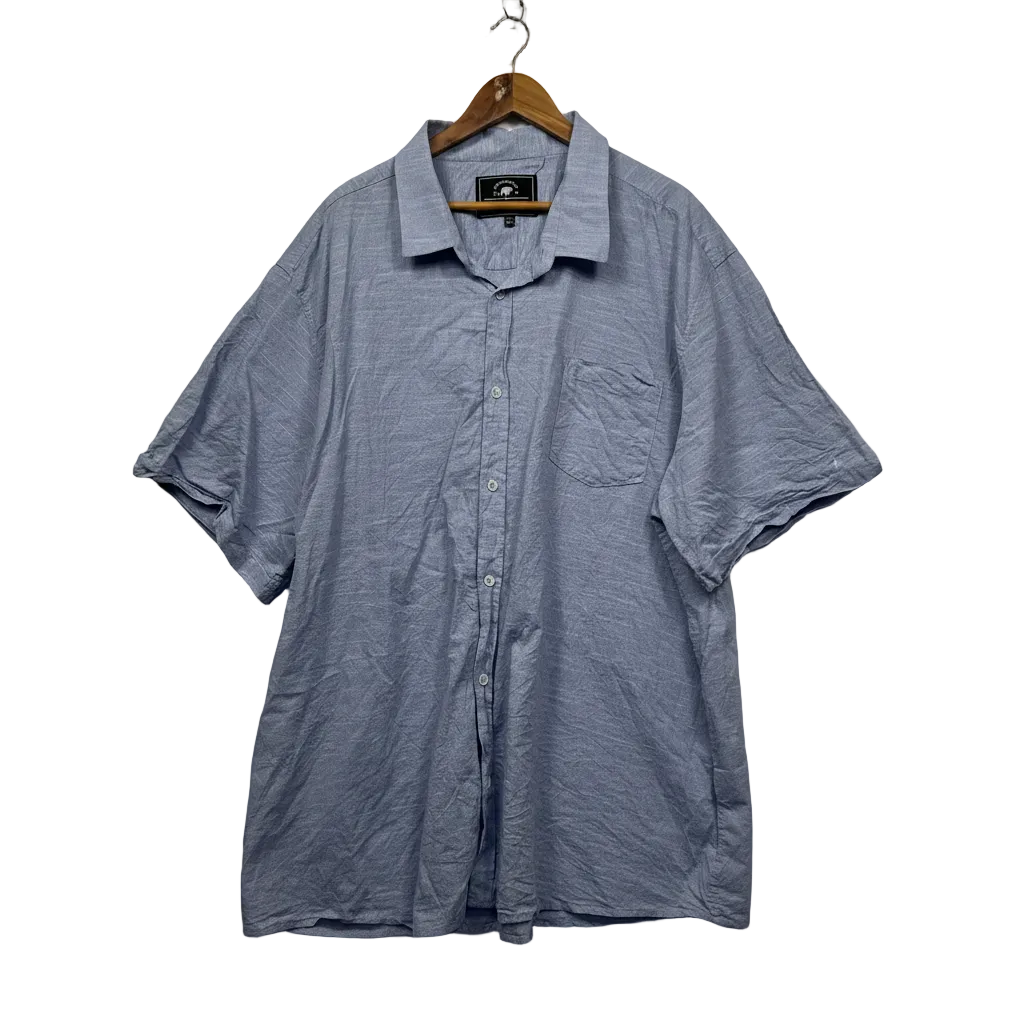 DBK Apparel Light Blue Textured Shirt - 9XL