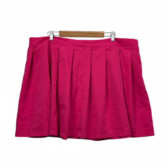 Shein Curve Pleated Mini Skirt - Size 4XL