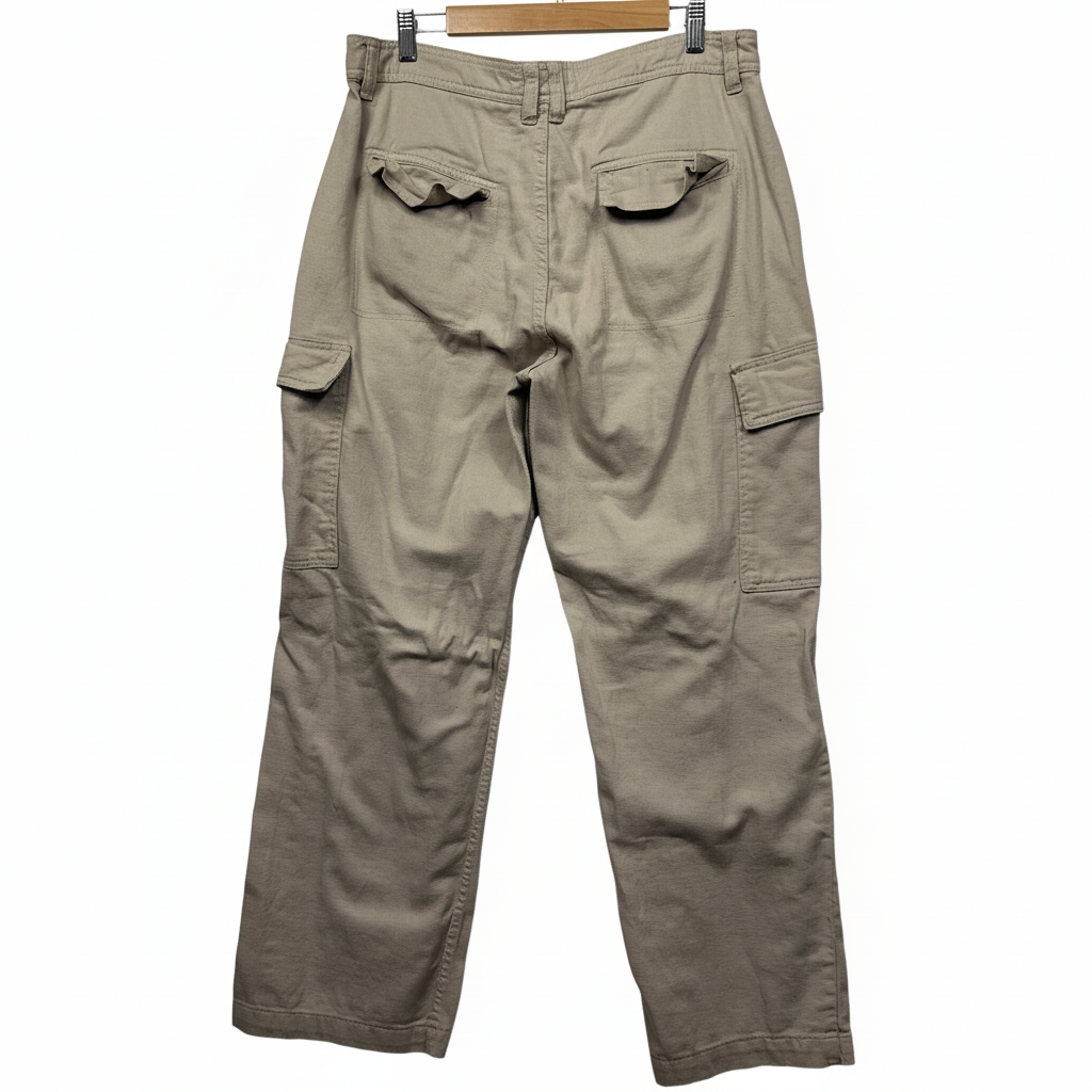 Cotton On Beige Cargo Pants - Waist Measurement