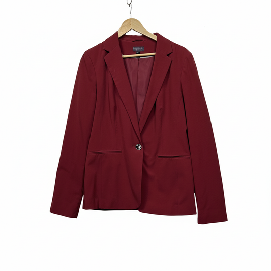 Long Tall Sally carmine red blazer size 14