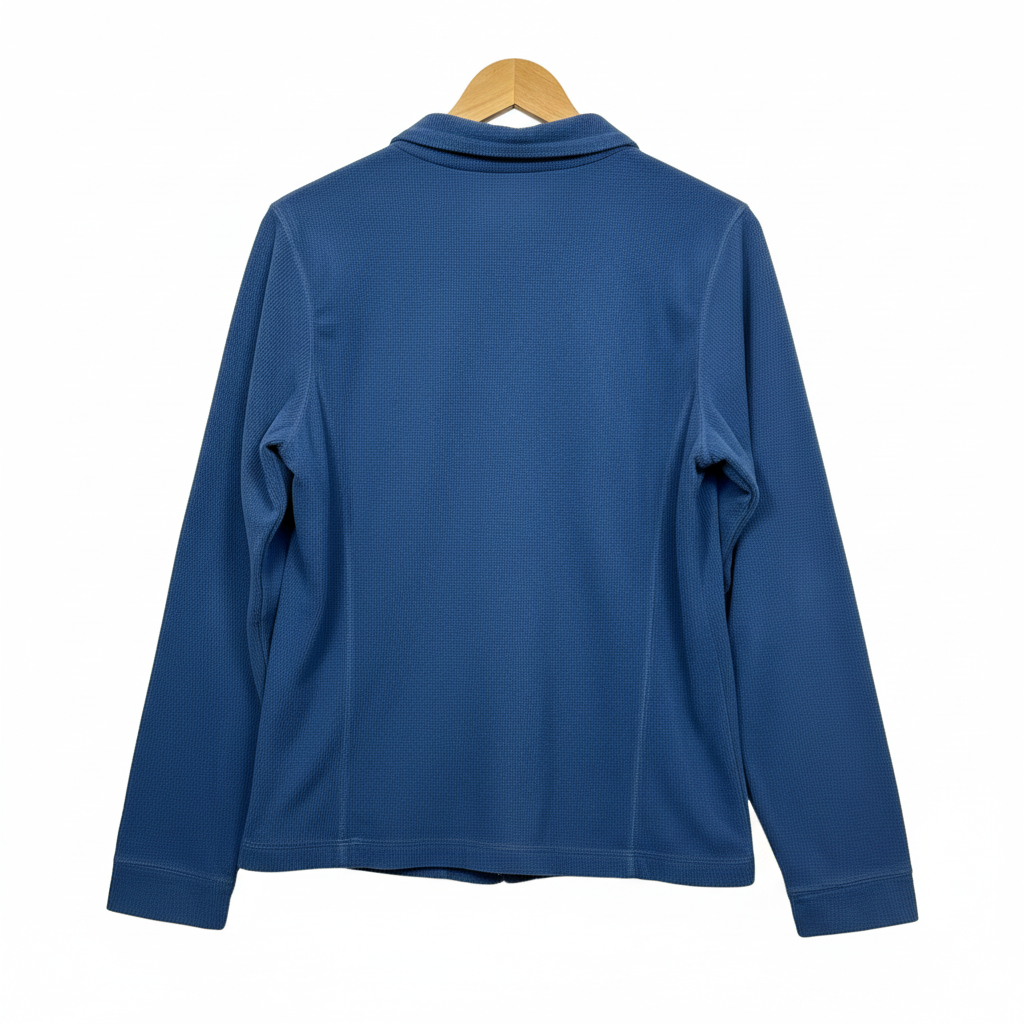 Kathmandu Blue Collared Top - Back View