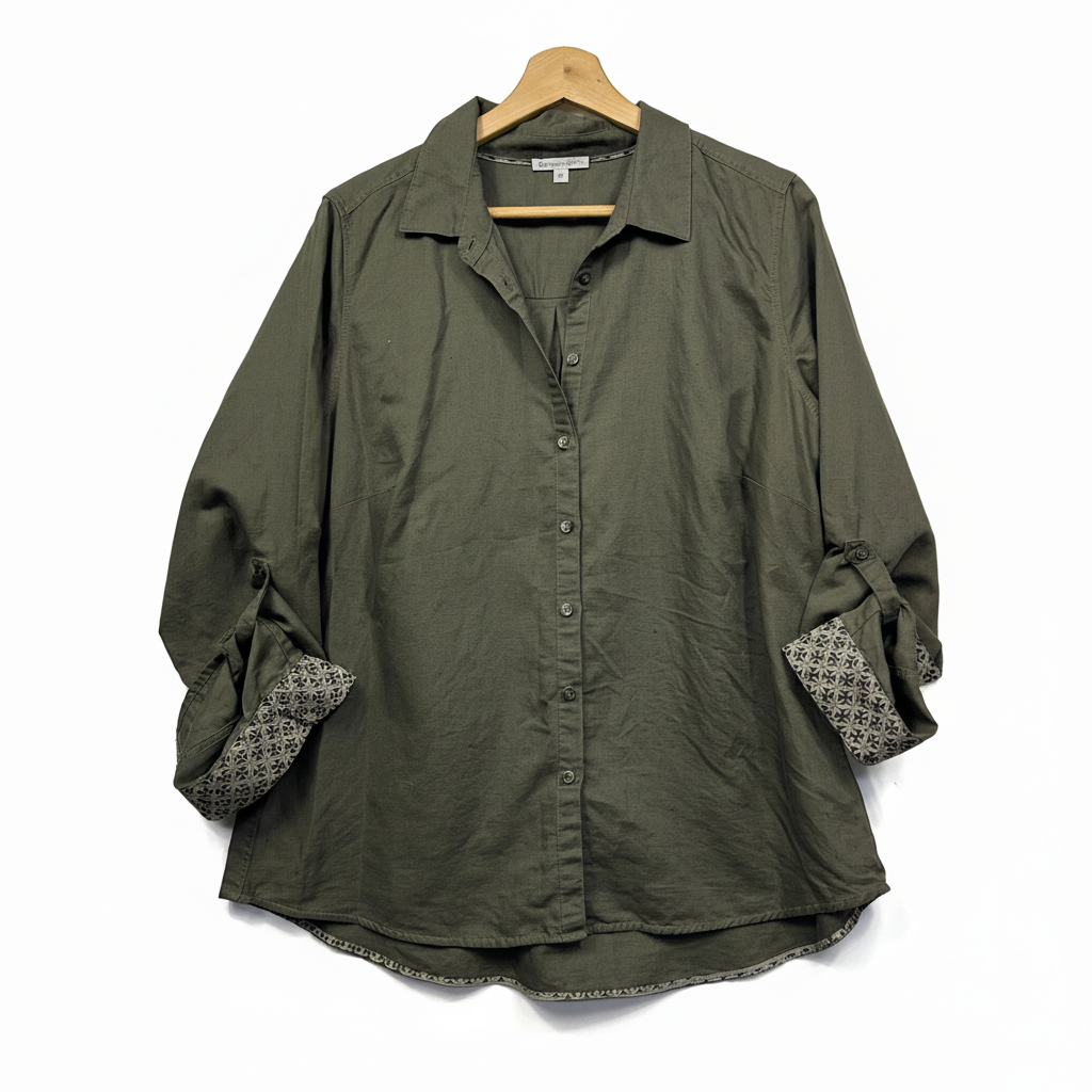 Target Button Up Khaki Shirt - Size 18