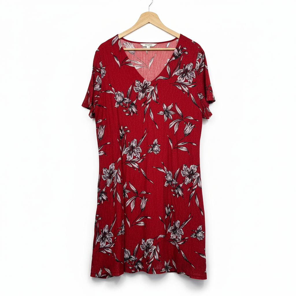 Millers Woman red floral dress size 22 brand label