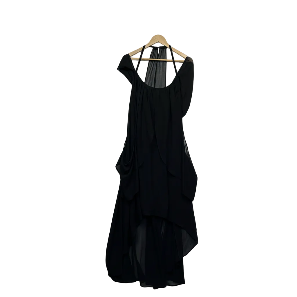 City Chic Black Maxi Cocktail Dress - Size 18/M