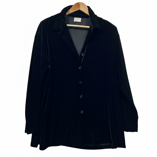 Black blazer size 18 back view