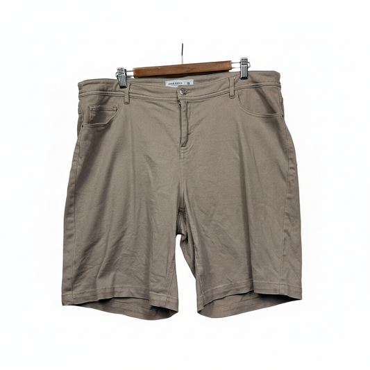 Grae Denim Beige Shorts - Size 18
