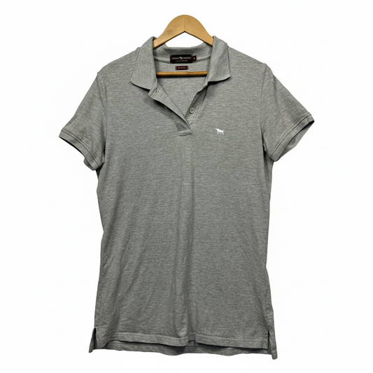 Ringers Western Grey Polo Shirt - Size 16 front view