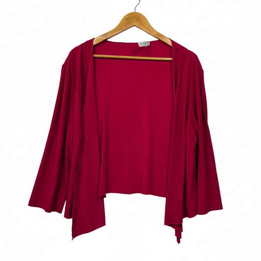 Noni B red asymmetric top size 16